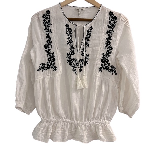 Joie Anthropologie Peasant 100% cotton. - Picture 2 of 5